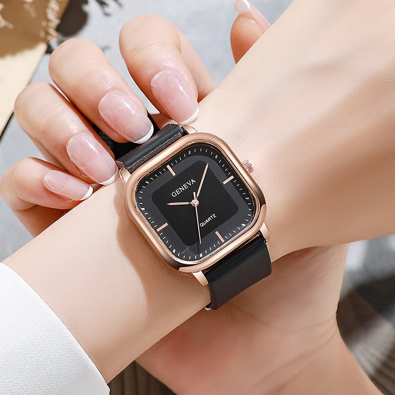 Women's Silicone Strap Fashionable Rose Gold Watch | Luxury Home Accessories | Heulog Glow