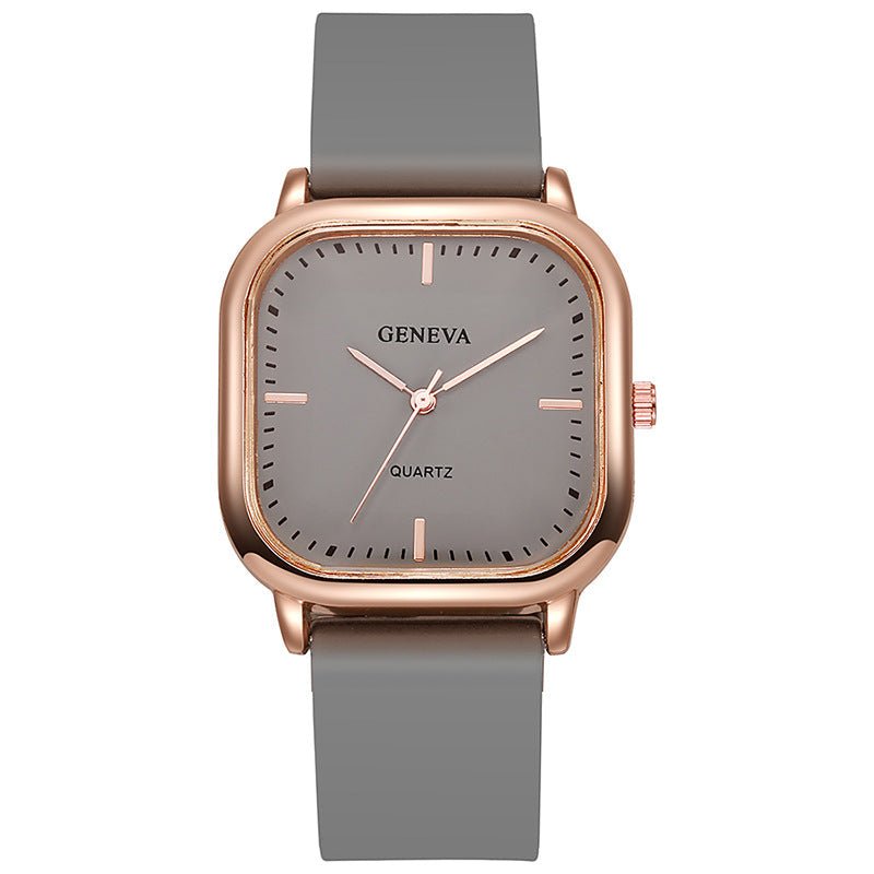 Women's Silicone Strap Fashionable Rose Gold Watch | Luxury Home Accessories | Heulog Glow