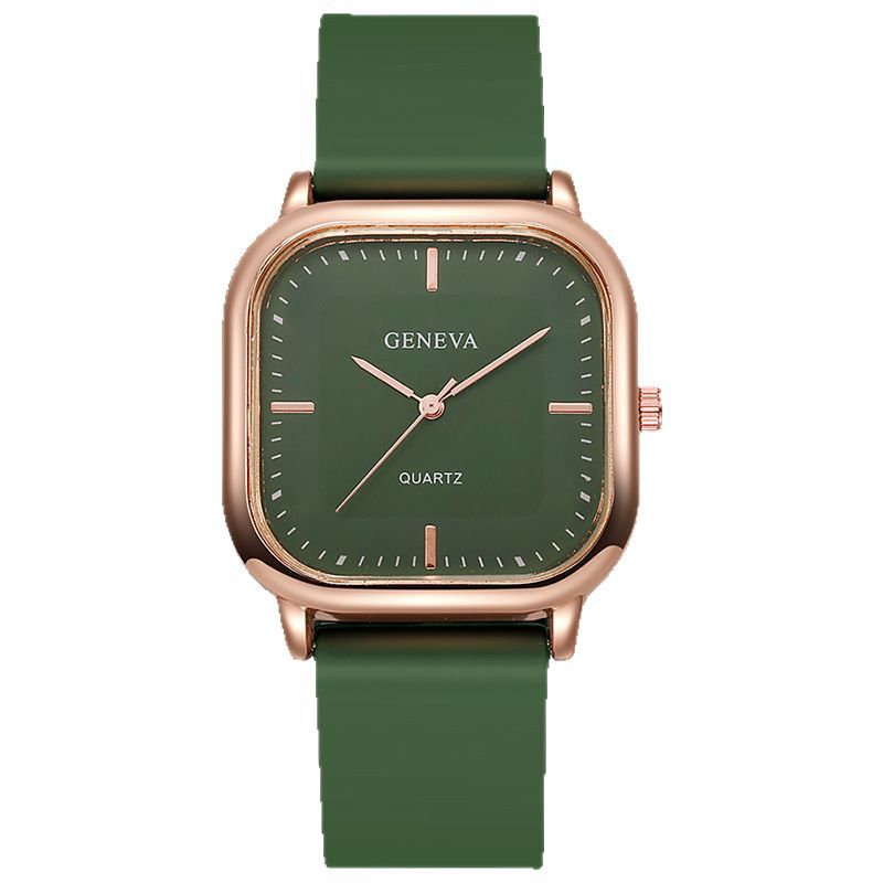 Women's Silicone Strap Fashionable Rose Gold Watch | Luxury Home Accessories | Heulog Glow