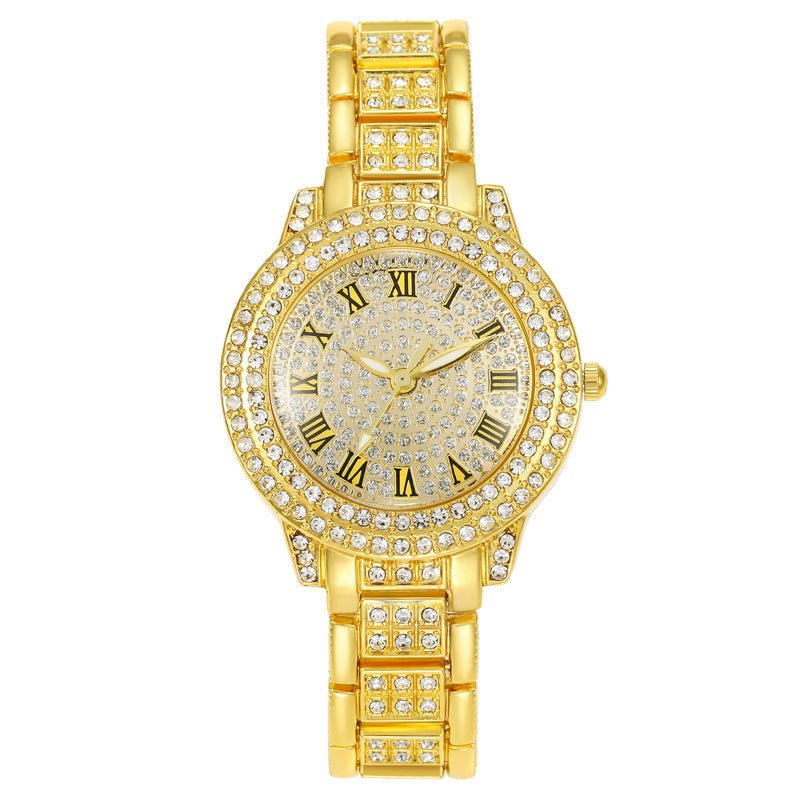 Women's Starry Rhinestone Watch Digital Roman Diamond | Luxury Home Accessories | Heulog Glow