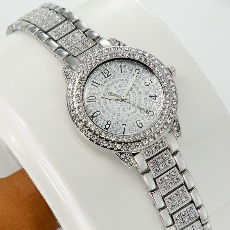 Women's Starry Rhinestone Watch Digital Roman Diamond | Luxury Home Accessories | Heulog Glow