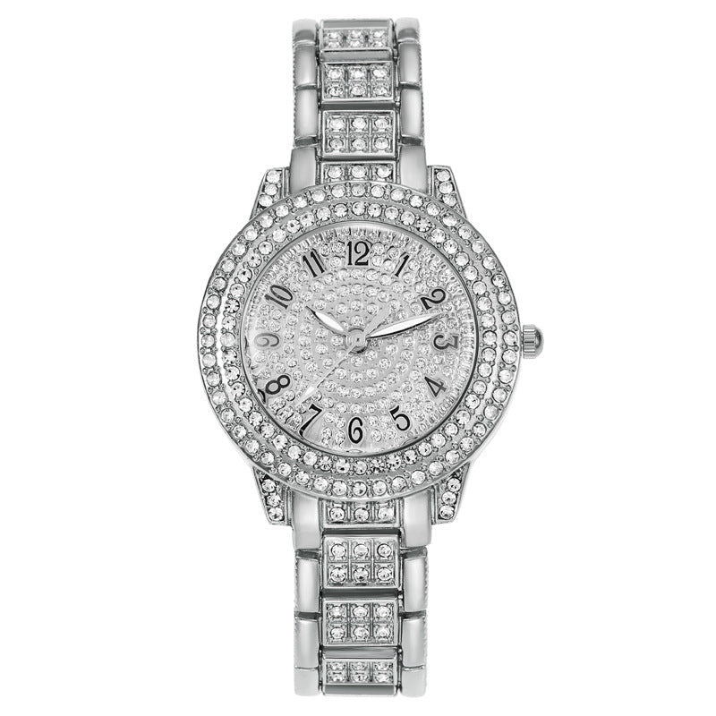 Women's Starry Rhinestone Watch Digital Roman Diamond | Luxury Home Accessories | Heulog Glow