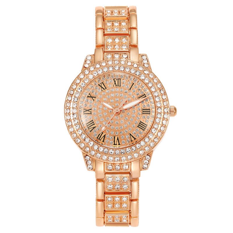 Women's Starry Rhinestone Watch Digital Roman Diamond | Luxury Home Accessories | Heulog Glow