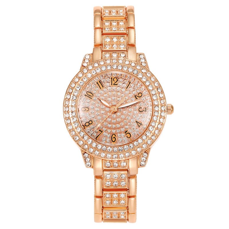 Women's Starry Rhinestone Watch Digital Roman Diamond | Luxury Home Accessories | Heulog Glow