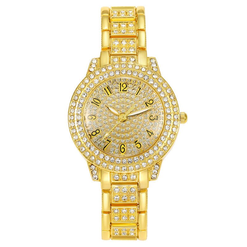 Women's Starry Rhinestone Watch Digital Roman Diamond | Luxury Home Accessories | Heulog Glow