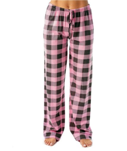 Women's Stretch Plaid Casual Pants With Pockets | Luxury Home Accessories | Heulog Glow