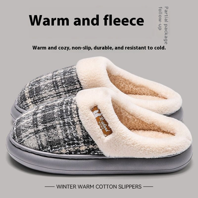 Women's Thick Bottom Non Slip Cotton Slippers | Luxury Home Accessories | Heulog Glow