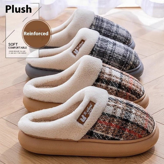 Women's Thick Bottom Non Slip Cotton Slippers | Luxury Home Accessories | Heulog Glow