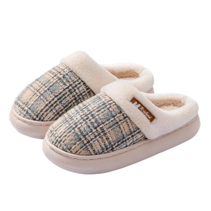 Women's Thick Bottom Non Slip Cotton Slippers | Luxury Home Accessories | Heulog Glow