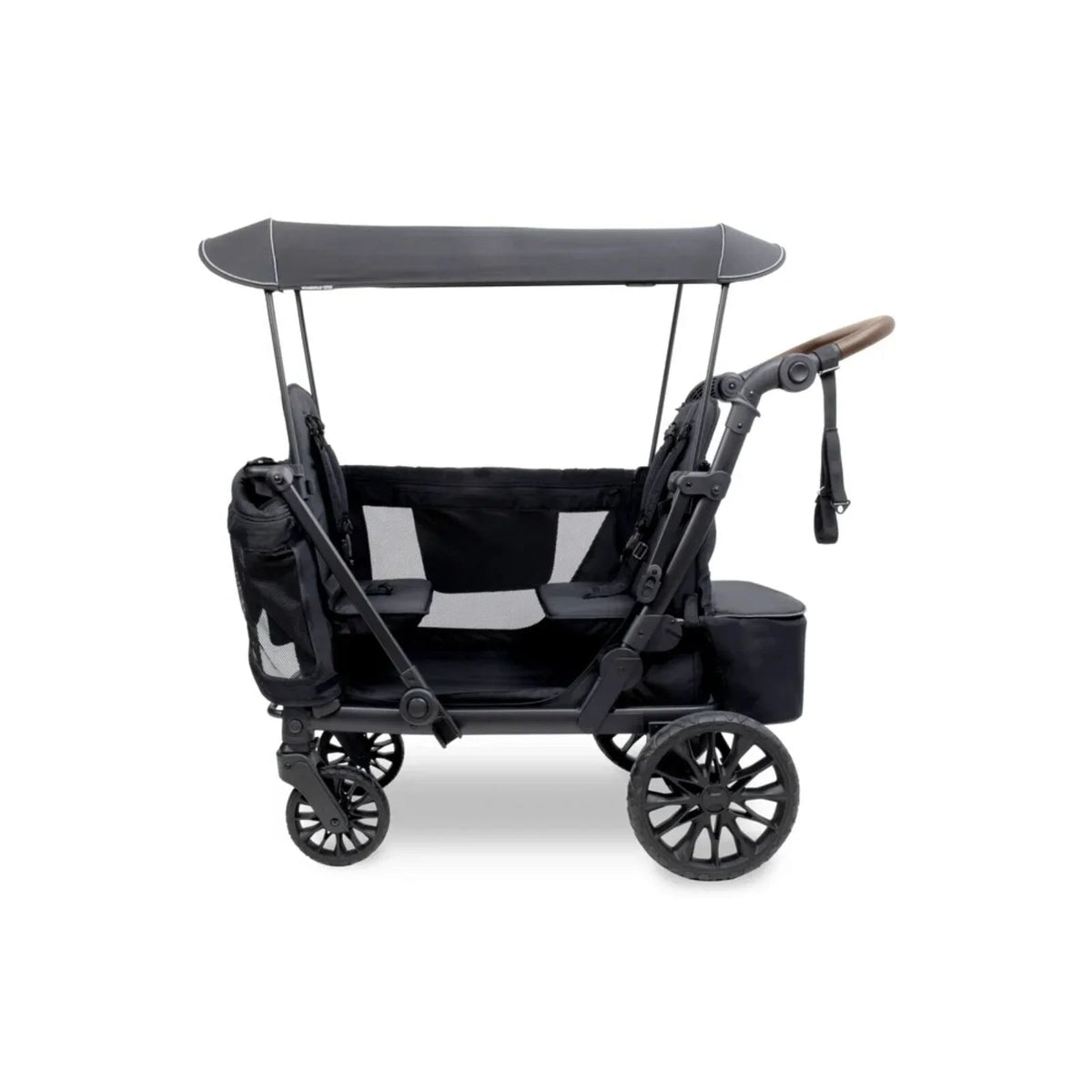 Wonderfold L2 Quad Stroller Wagon - Black | Luxury Home Accessories | Heulog Glow