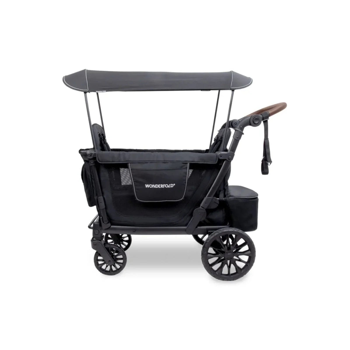 Wonderfold L2 Quad Stroller Wagon - Black | Luxury Home Accessories | Heulog Glow