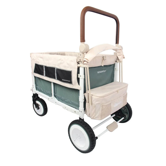 Wonderfold VW4 Volkswagen Stroller Wagon - Green | Luxury Home Accessories | Heulog Glow