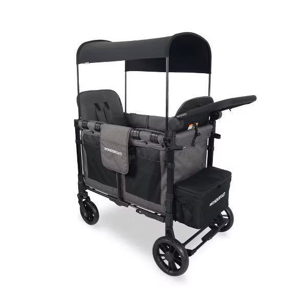 Wonderfold W2 Elite Pro Stroller Wagon - Charcoal Grey | Luxury Home Accessories | Heulog Glow