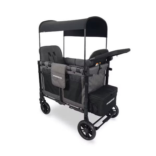 Wonderfold W2 Elite Pro Stroller Wagon - Charcoal Grey | Luxury Home Accessories | Heulog Glow