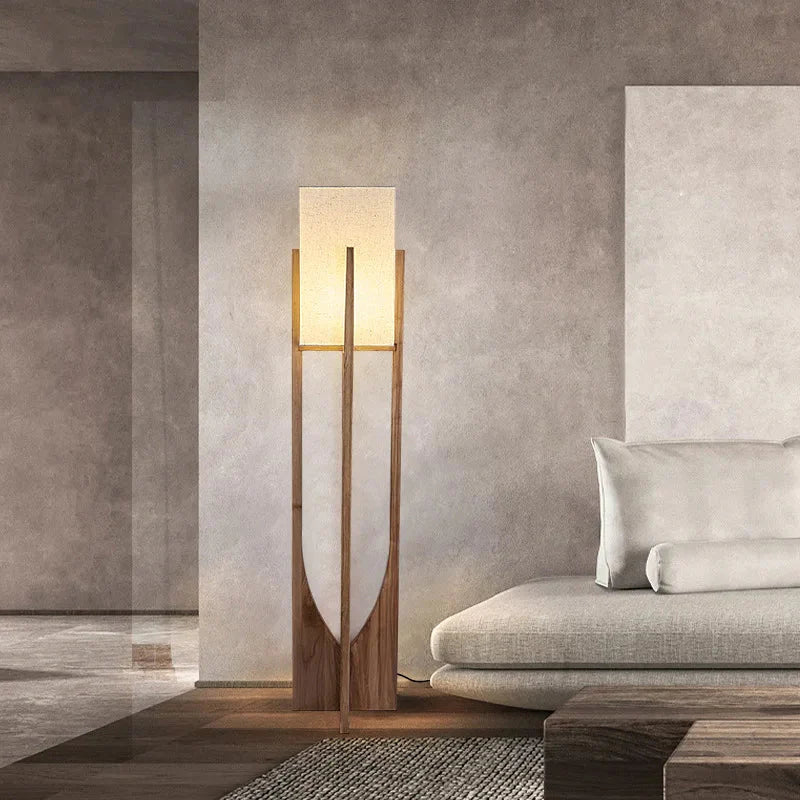 Wooden Fairbanks Floor Lamp | Luxury Home Accessories | Heulog Glow