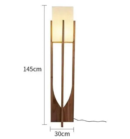 Wooden Fairbanks Floor Lamp | Luxury Home Accessories | Heulog Glow