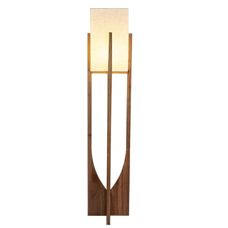 Wooden Fairbanks Floor Lamp | Luxury Home Accessories | Heulog Glow