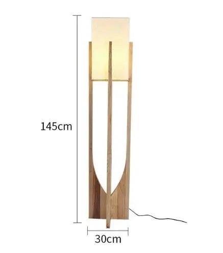 Wooden Fairbanks Floor Lamp | Luxury Home Accessories | Heulog Glow