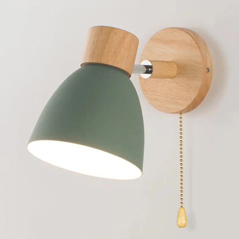 Wooden Wall Lamp With Switch | Luxury Home Accessories | Heulog Glow