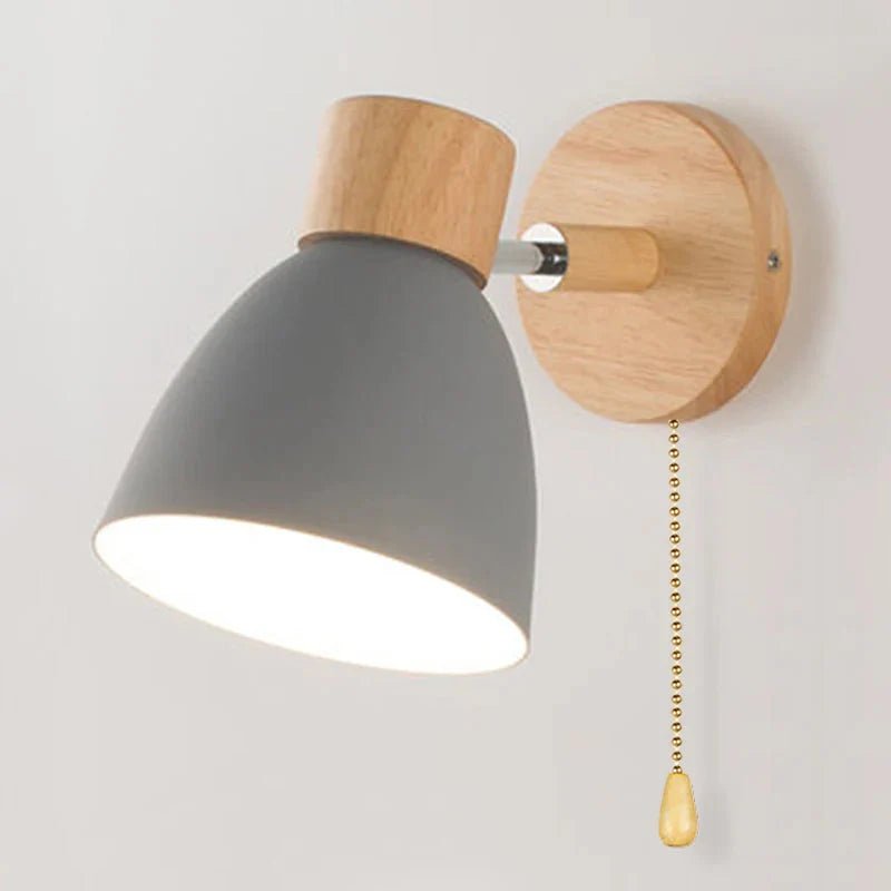 Wooden Wall Lamp With Switch | Luxury Home Accessories | Heulog Glow