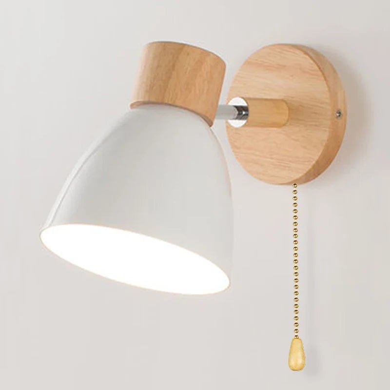 Wooden Wall Lamp With Switch | Luxury Home Accessories | Heulog Glow