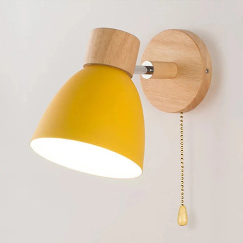 Wooden Wall Lamp With Switch | Luxury Home Accessories | Heulog Glow