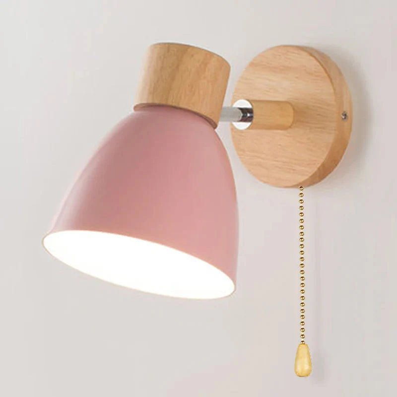 Wooden Wall Lamp With Switch | Luxury Home Accessories | Heulog Glow