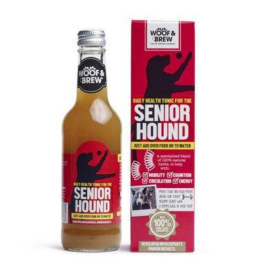 Woof & Brew Senior Hound Herbal Tonic 330ml | Luxury Home Accessories | Heulog Glow