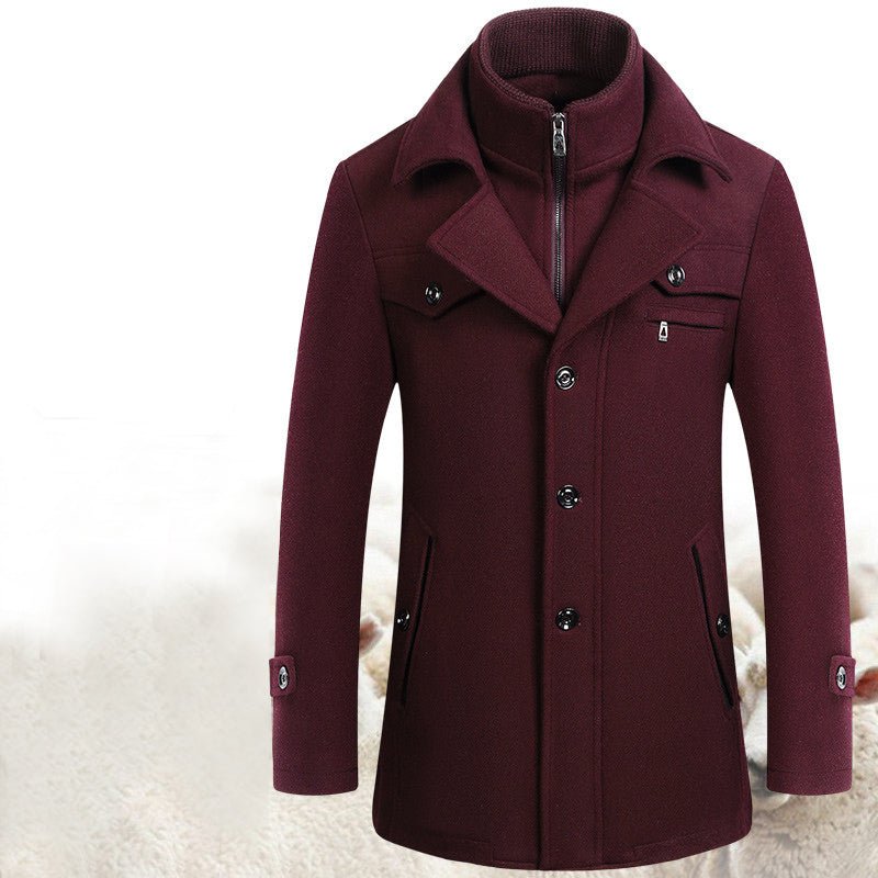 Wool jacket men's woolen coat | Luxury Home Accessories | Heulog Glow
