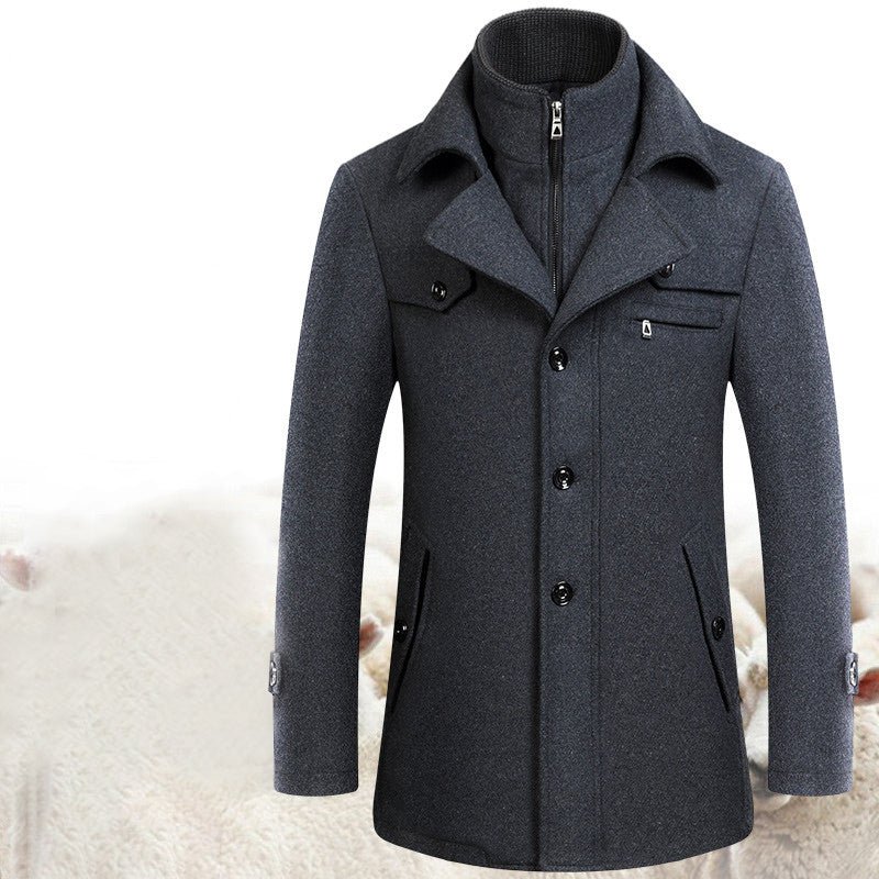 Wool jacket men's woolen coat | Luxury Home Accessories | Heulog Glow