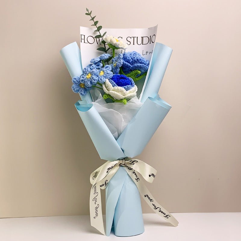 Wool Woven Bouquet Qixi Valentine's Day Gift | Luxury Home Accessories | Heulog Glow