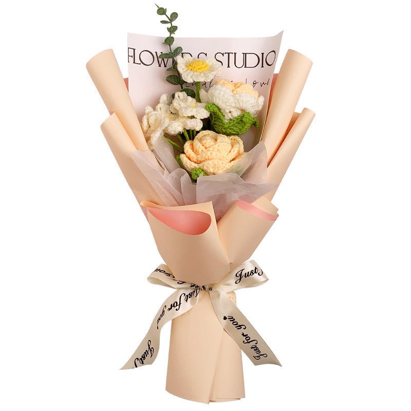 Wool Woven Bouquet Qixi Valentine's Day Gift | Luxury Home Accessories | Heulog Glow