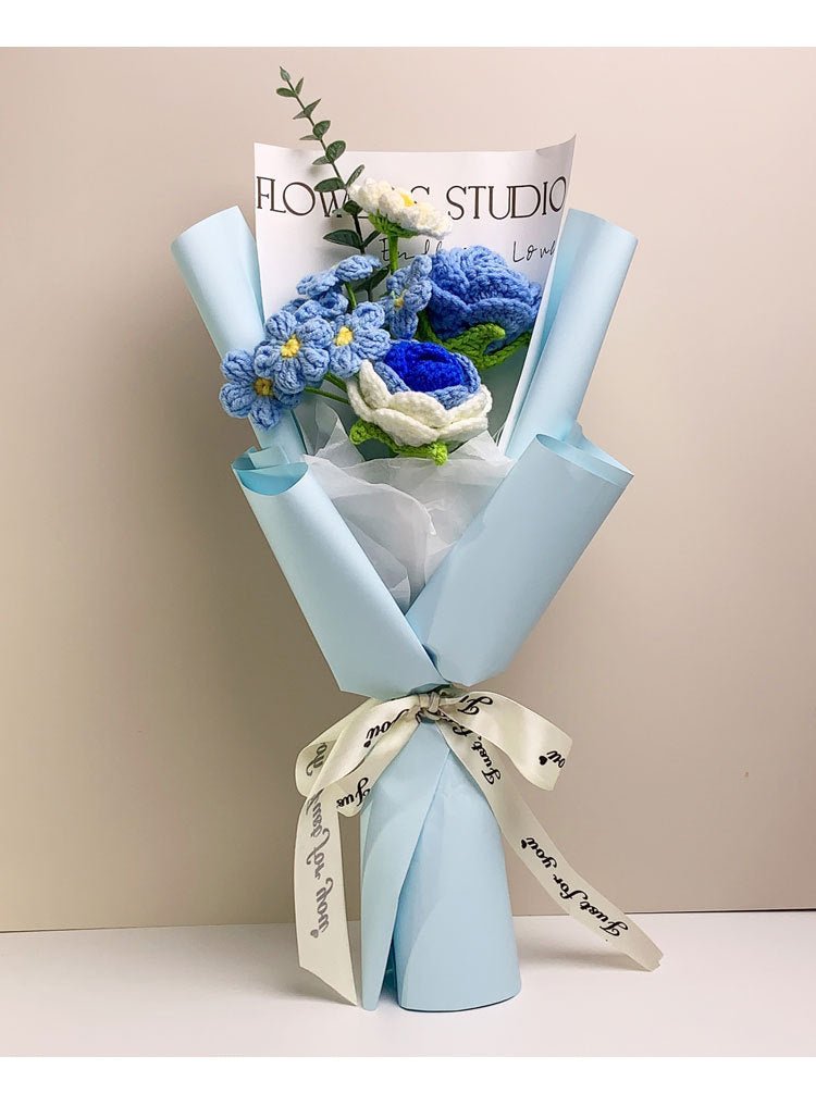 Wool Woven Bouquet Qixi Valentine's Day Gift | Luxury Home Accessories | Heulog Glow