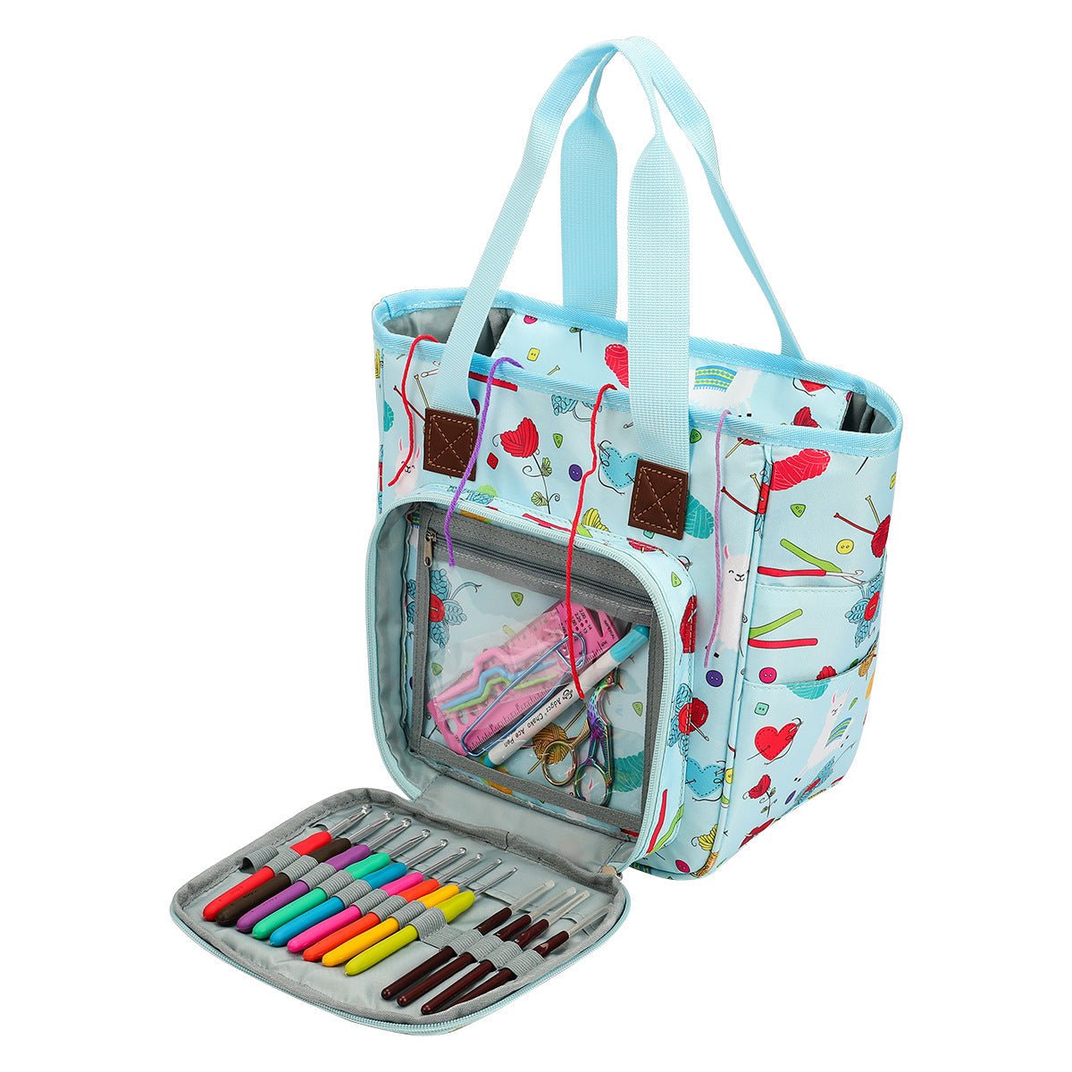 Woven supplies storage bag | Luxury Home Accessories | Heulog Glow