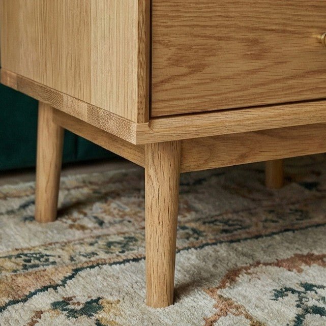 Wright Oak Bedside Table | Luxury Home Accessories | Heulog Glow