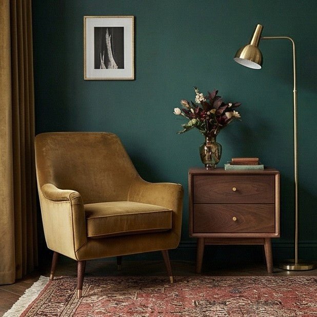 Wright Walnut Bedside Table | Luxury Home Accessories | Heulog Glow