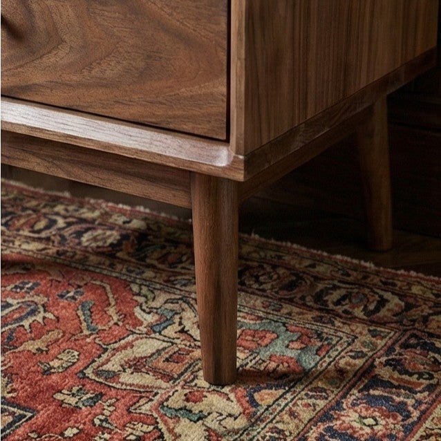 Wright Walnut Bedside Table | Luxury Home Accessories | Heulog Glow
