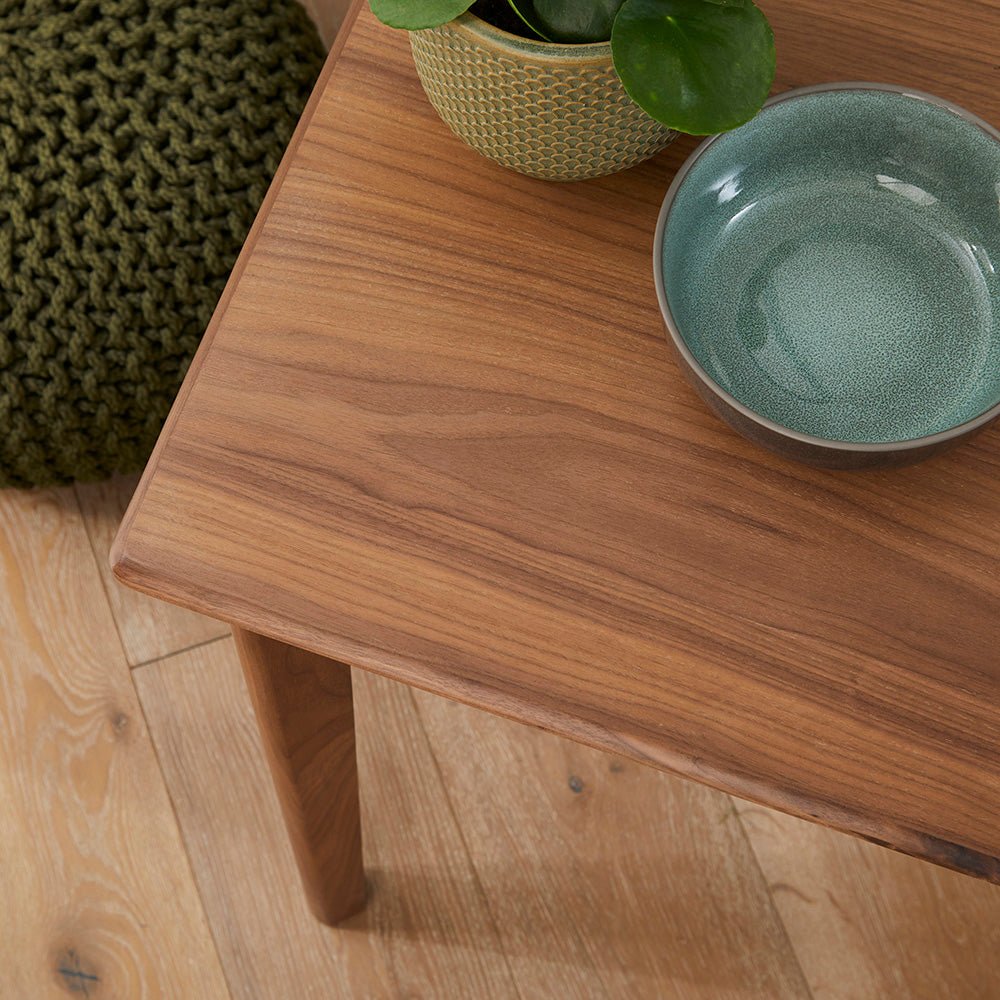 Wright Walnut Desk and Dressing Table | Luxury Home Accessories | Heulog Glow