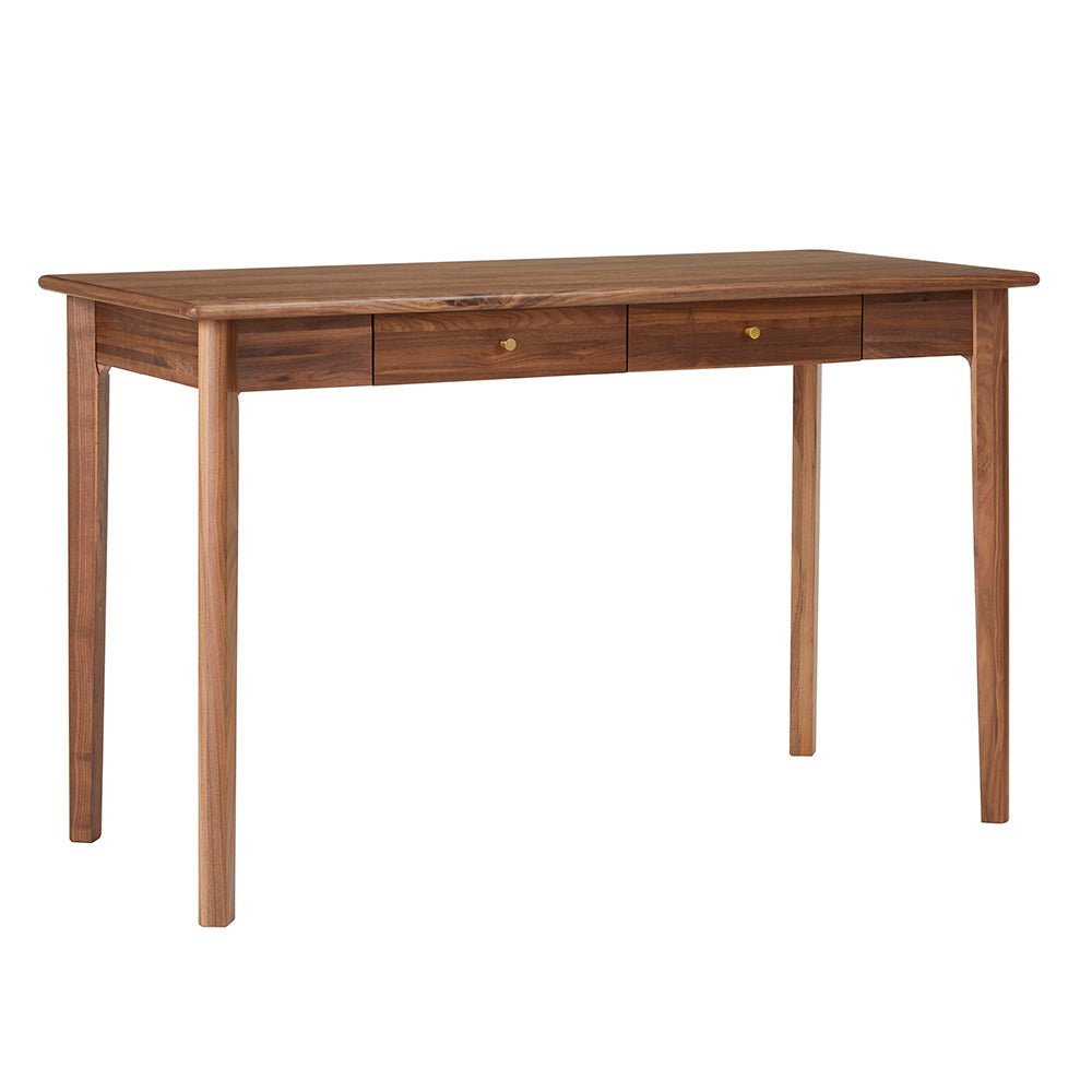 Wright Walnut Desk and Dressing Table | Luxury Home Accessories | Heulog Glow