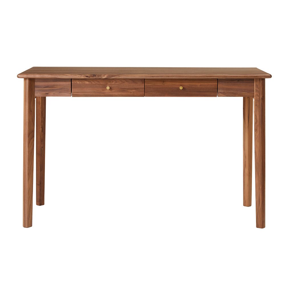 Wright Walnut Desk and Dressing Table | Luxury Home Accessories | Heulog Glow