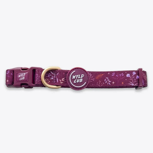 Wyld Cub - Adjustable Dog Collar: Chiswick Fig | Luxury Home Accessories | Heulog Glow