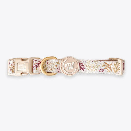Wyld Cub - Adjustable Dog Collar: Chiswick Oyster | Luxury Home Accessories | Heulog Glow