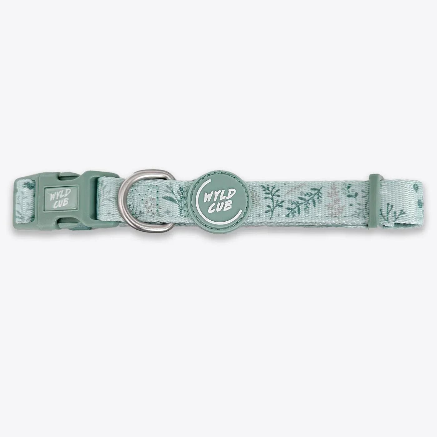 Wyld Cub - Adjustable Dog Collar: Chiswick Pistachio | Luxury Home Accessories | Heulog Glow