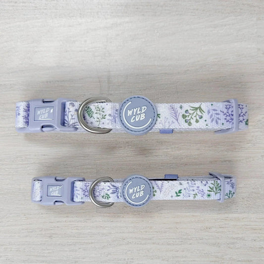 Wyld Cub - Adjustable Dog Collar: Chiswick Thistle | Luxury Home Accessories | Heulog Glow
