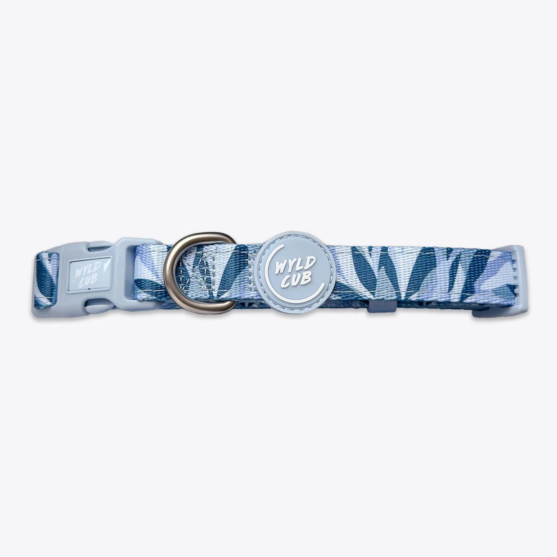 Wyld Cub - Adjustable Dog Collar: Kew Celeste | Luxury Home Accessories | Heulog Glow