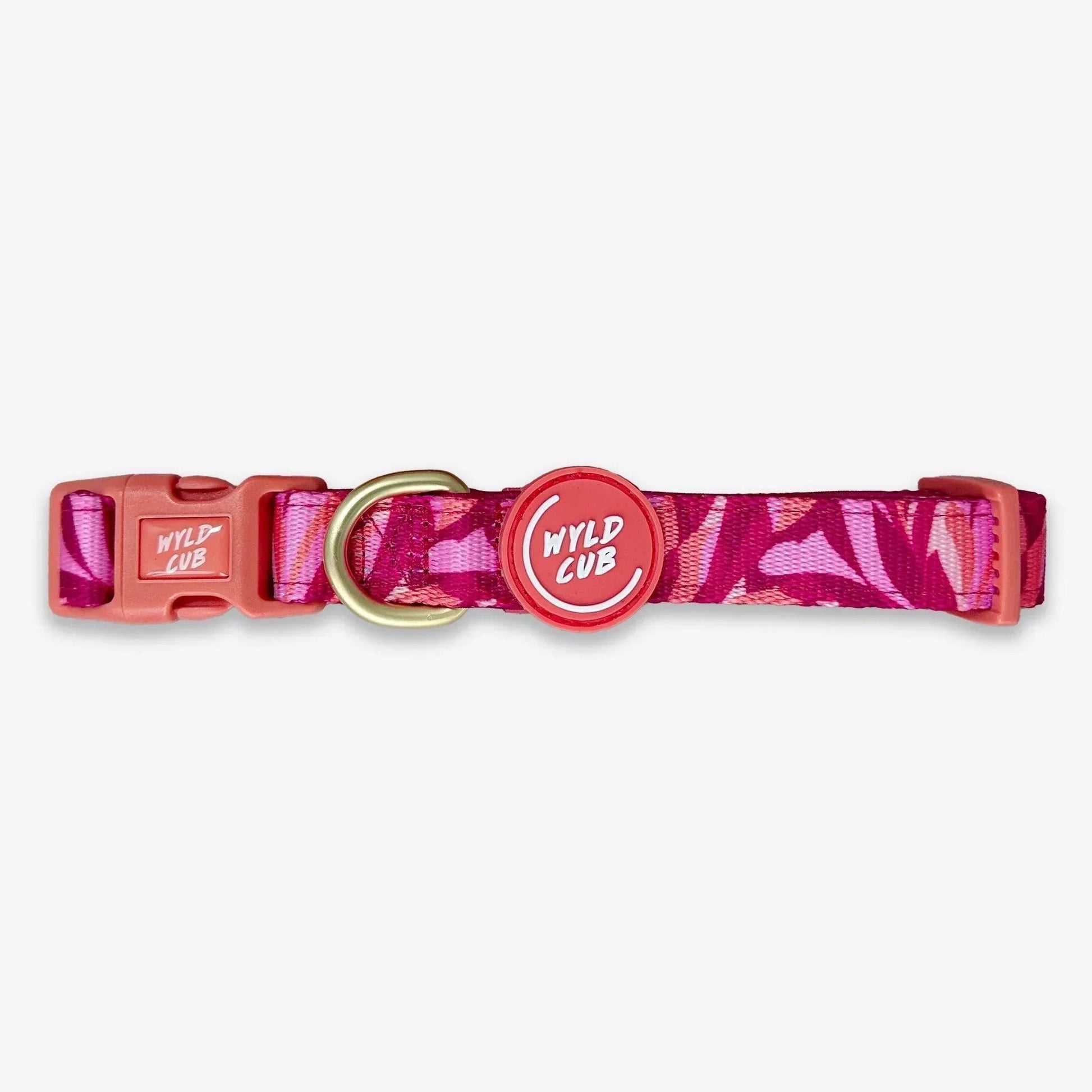 Wyld Cub - Adjustable Dog Collar: Kew Honeysuckle | Luxury Home Accessories | Heulog Glow