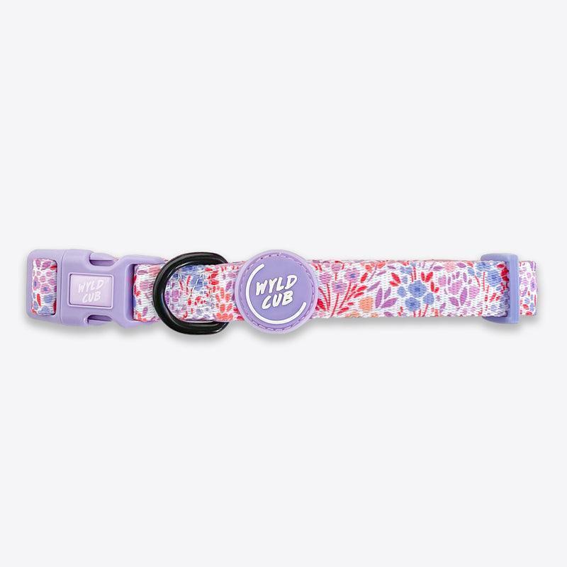 Wyld Cub - Adjustable Dog Collar: Notting Hill Lilac | Luxury Home Accessories | Heulog Glow