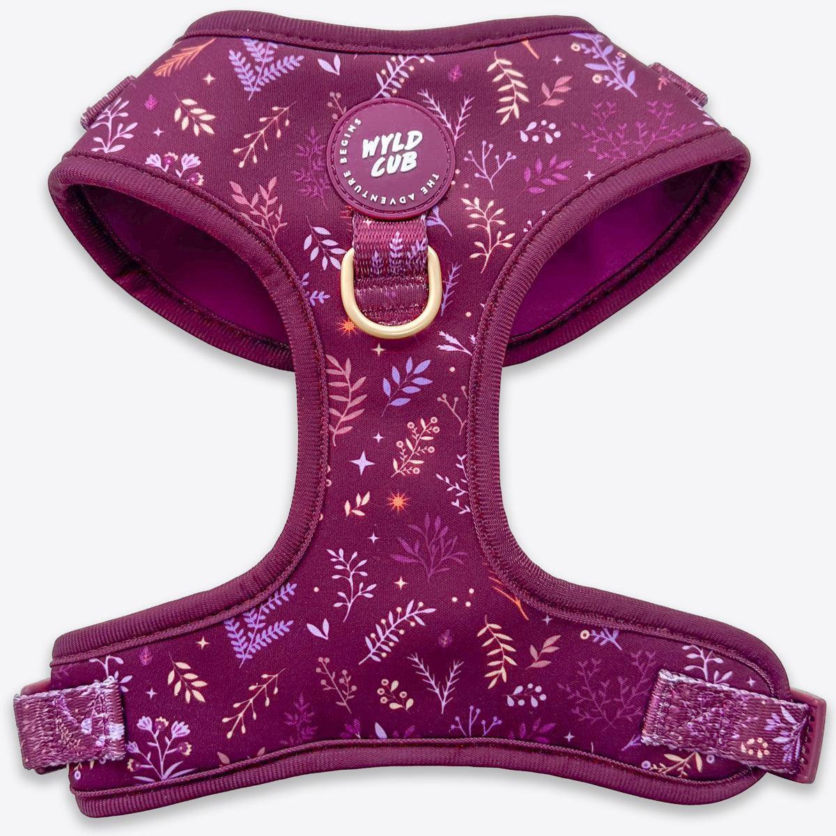 Wyld Cub - Adjustable Dog Harness: Chiswick Fig | Luxury Home Accessories | Heulog Glow