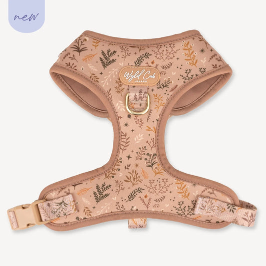 Wyld Cub - Adjustable Dog Harness: Chiswick Nutmeg | Luxury Home Accessories | Heulog Glow