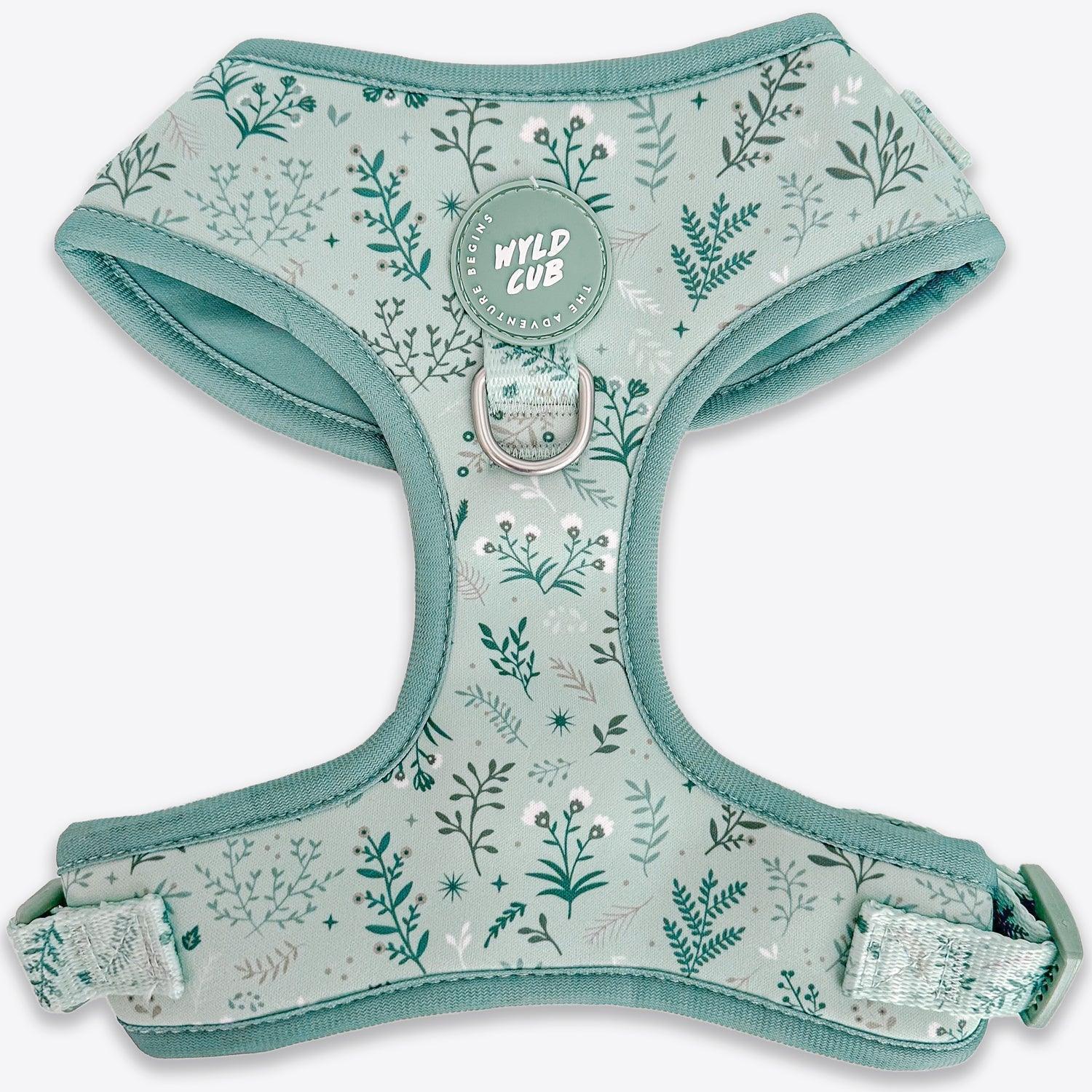 Wyld Cub - Adjustable Dog Harness: Chiswick Pistachio | Luxury Home Accessories | Heulog Glow